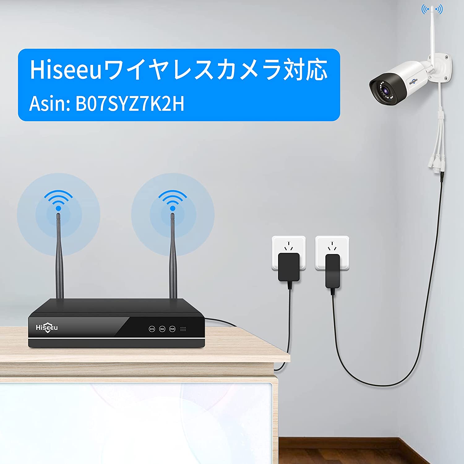 500万画素 ビデオ・レコーダー1944P/5MP動き検出エリア、24/7記録