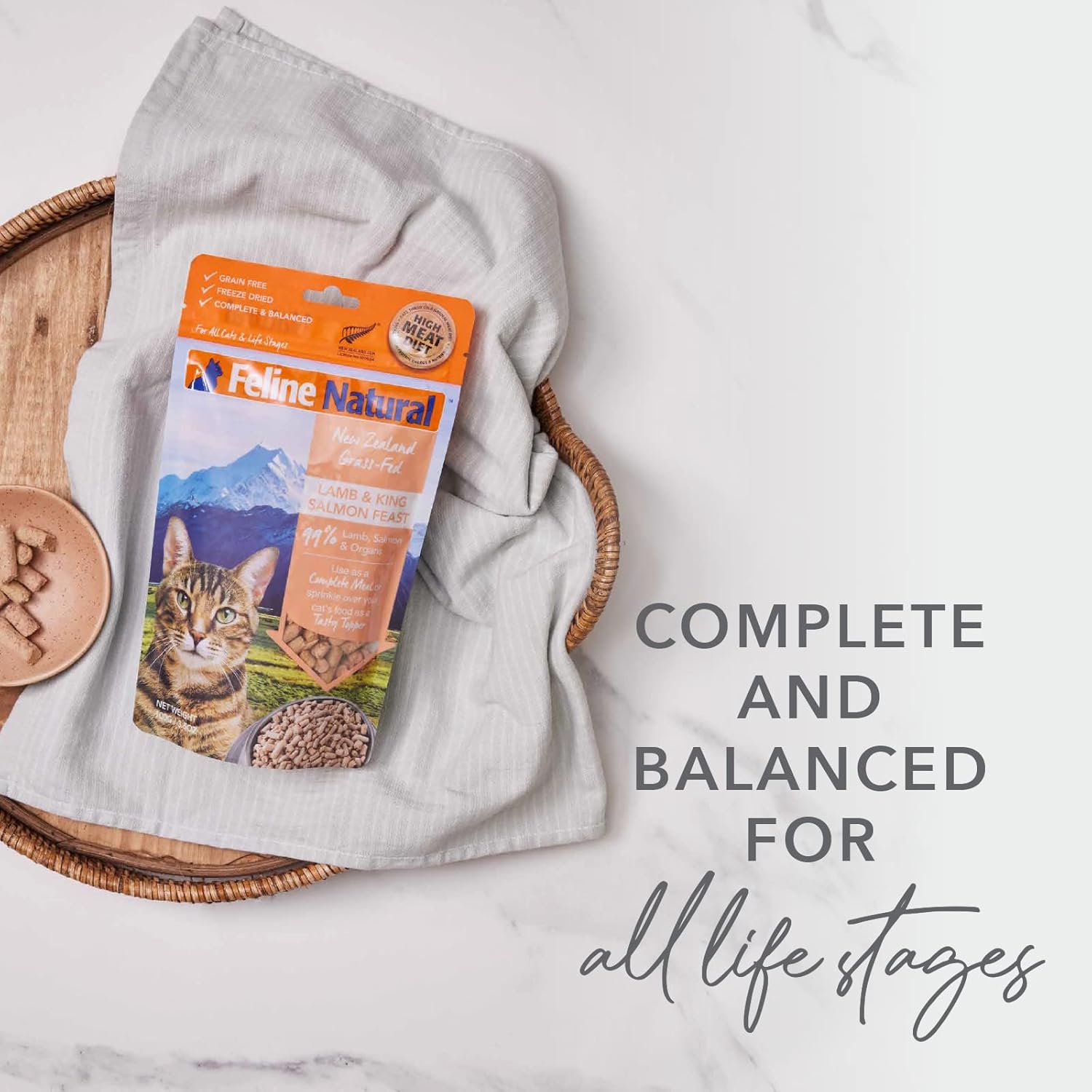 フィーライン ナチュラル フリーズドライ チキン＆ラム・フィースト