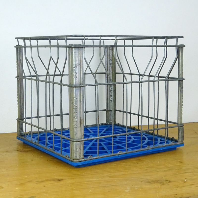 ヴィンテージ ミルククレート（ミルク瓶付） 【公式通販】