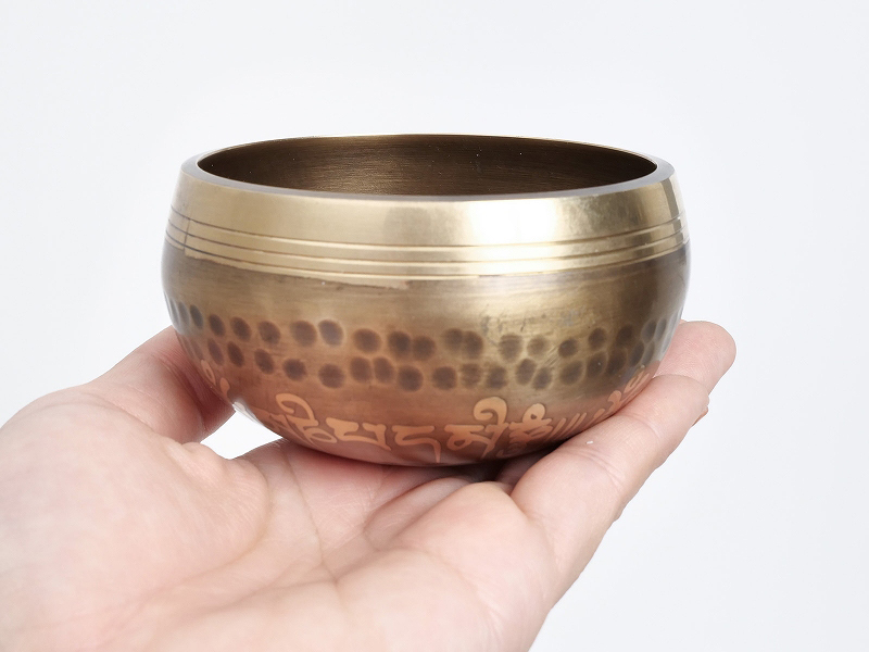 シンギングボウル約30m Buddha pada 仏陀御御足デザイン2