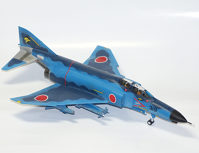 航空自衛隊 F-4EJ改 ハセガワ 1/72 洋上迷彩塗装 モデラー作製完成品 航空