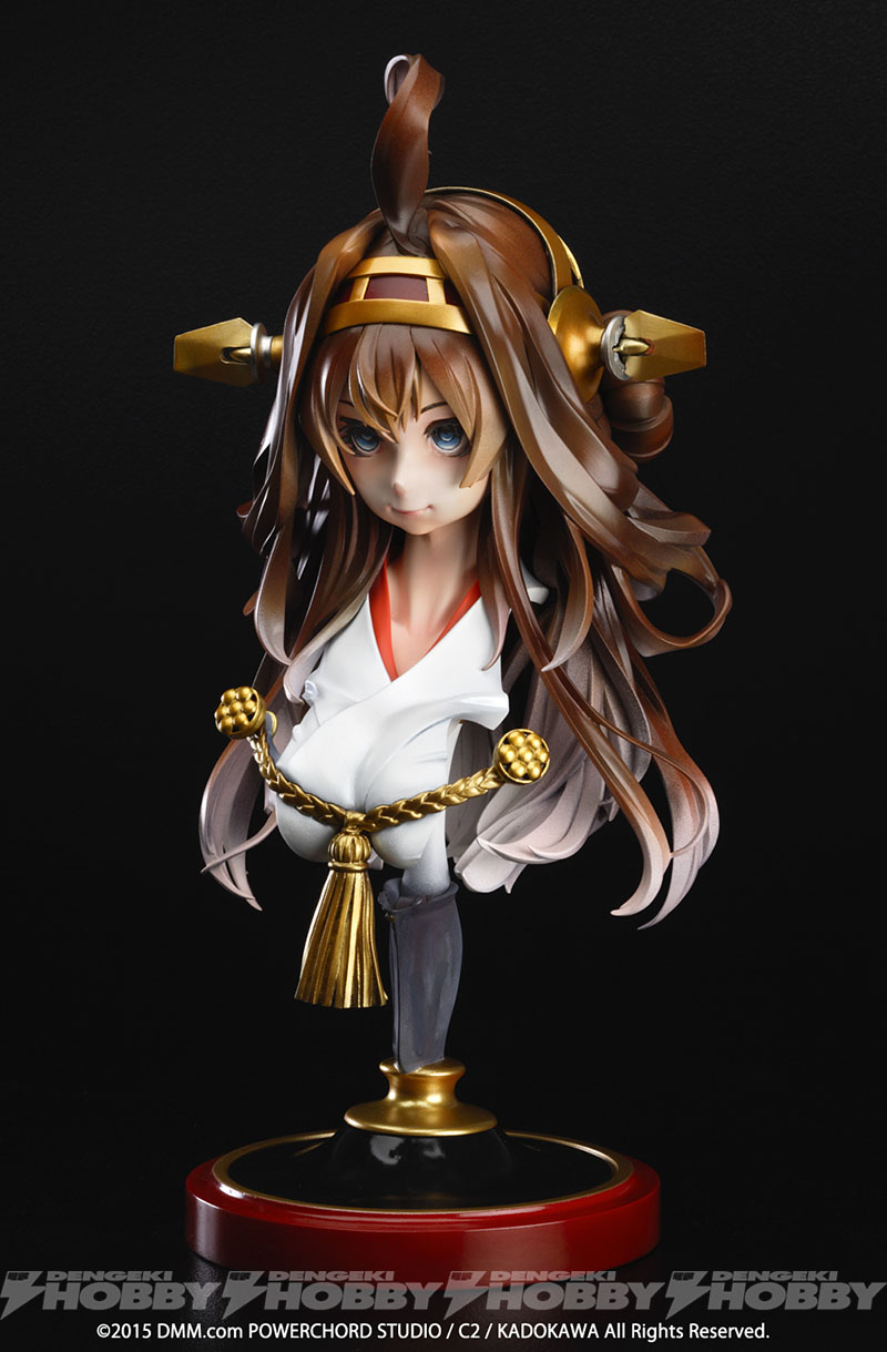 艦これ』金剛の胸像2体が登場！ 原型師オリジナル解釈で約360mmの