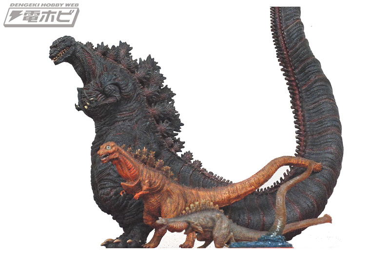 シン・ゴジラ』巨大不明生物から第4形態を統一スケールで立体化