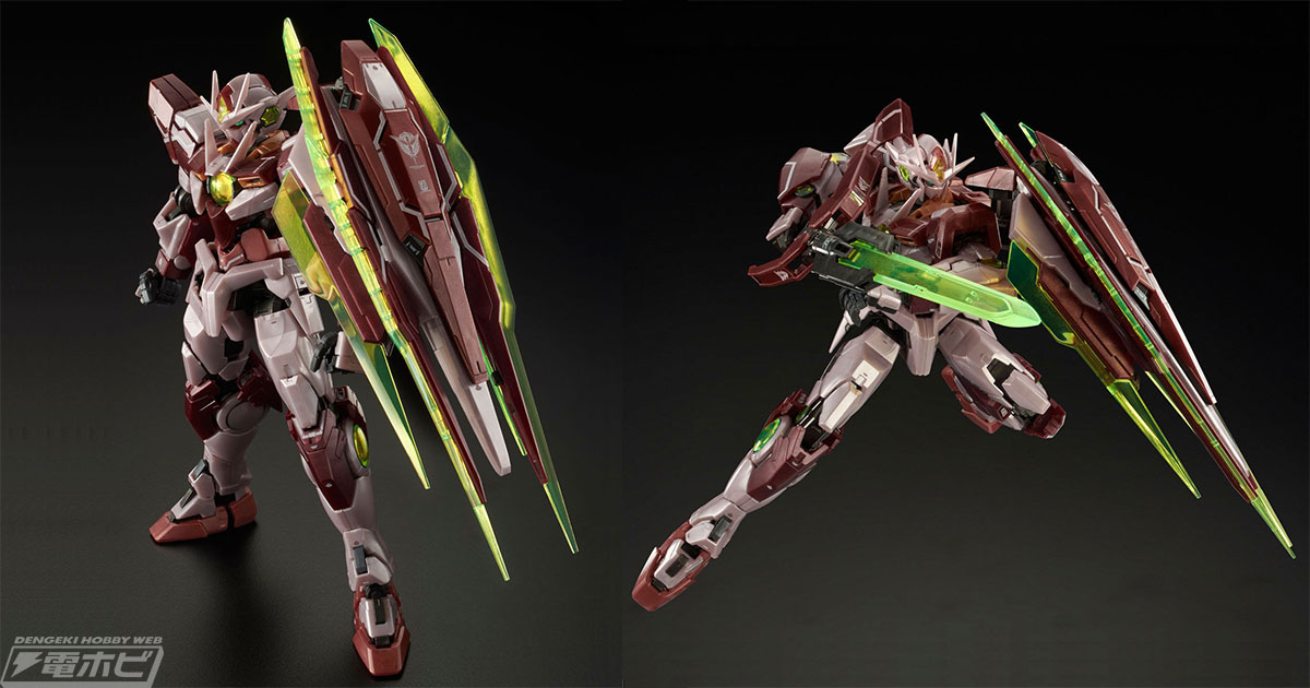 機動戦士ガンダム00』ダブルオークアンタ（トランザムモードカラー）が