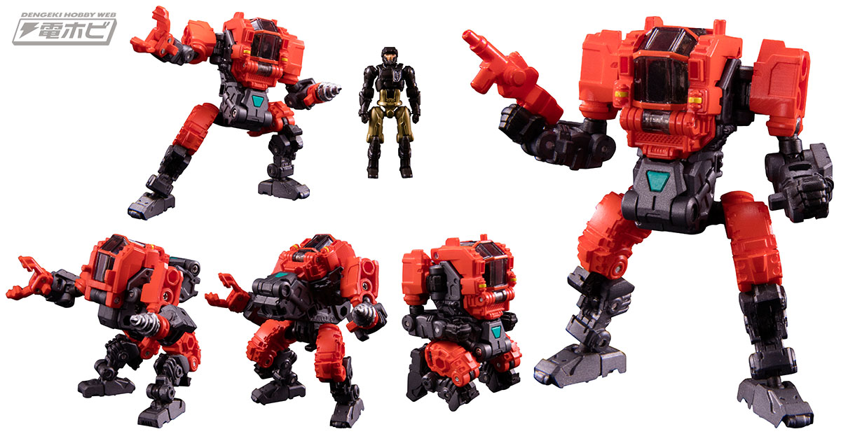 全高66ミリ！オレンジ色の新型スーツ「ダイアクロン DA-22 パワード