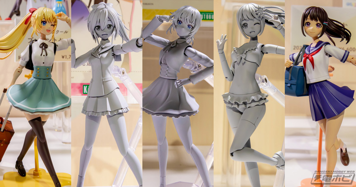 冬服の佐伯リツカや水着姿の結城まどかの原型が初公開！美少女