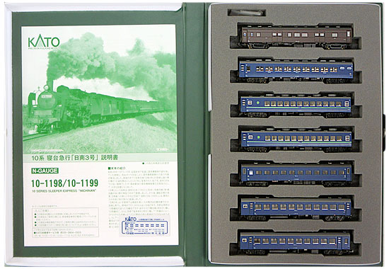 公式]鉄道模型(10-119810系寝台急行「日南3号」7両基本セット)商品詳細