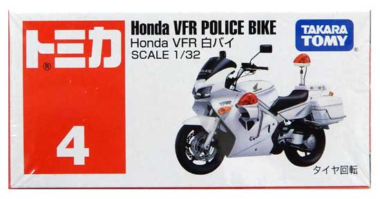 公式]TOY(トミカ No.4 ホンダ VFR800 白バイ(ホワイト/赤箱))商品詳細