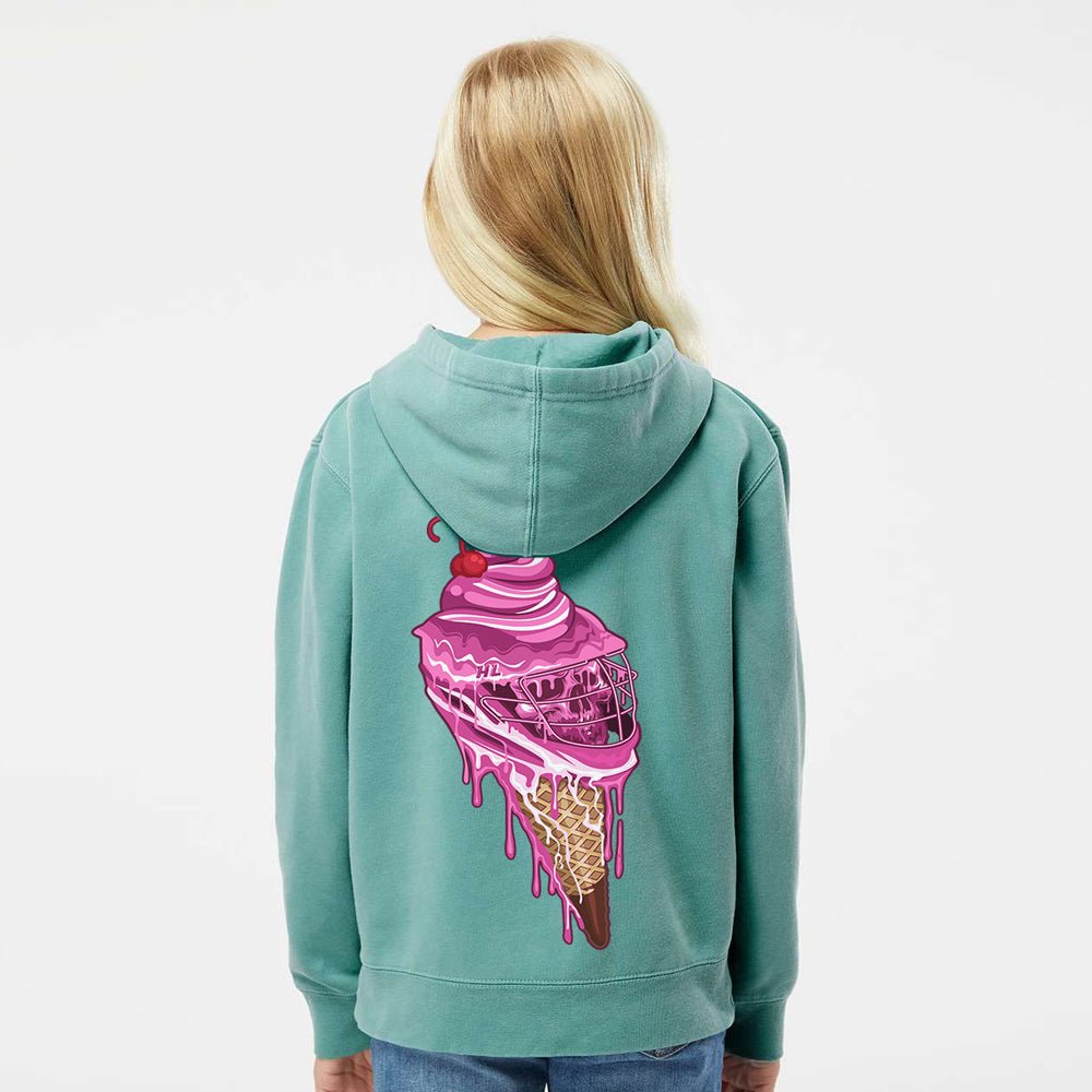 Youth Sideline Scoop Hoodie - Mint Lacrosse Sweatshirt | Hobo Lax