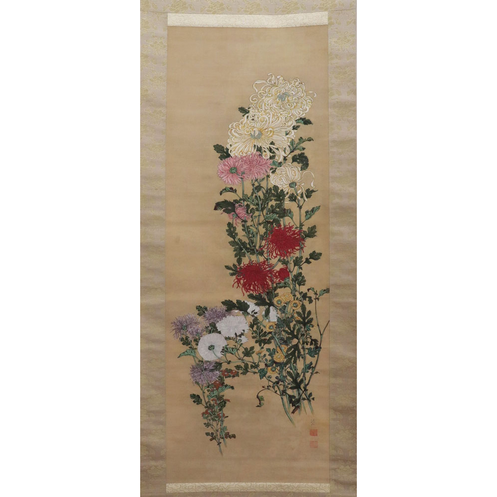 北斎と鴻山、 それぞれが描いた菊 | 小布施 北斎館