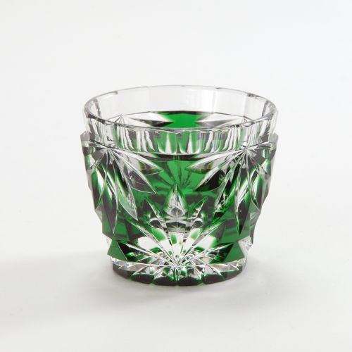 明治ガラス 型吹 10角 猪口 明治ガラス 型吹 10角 猪口 明治ガラス