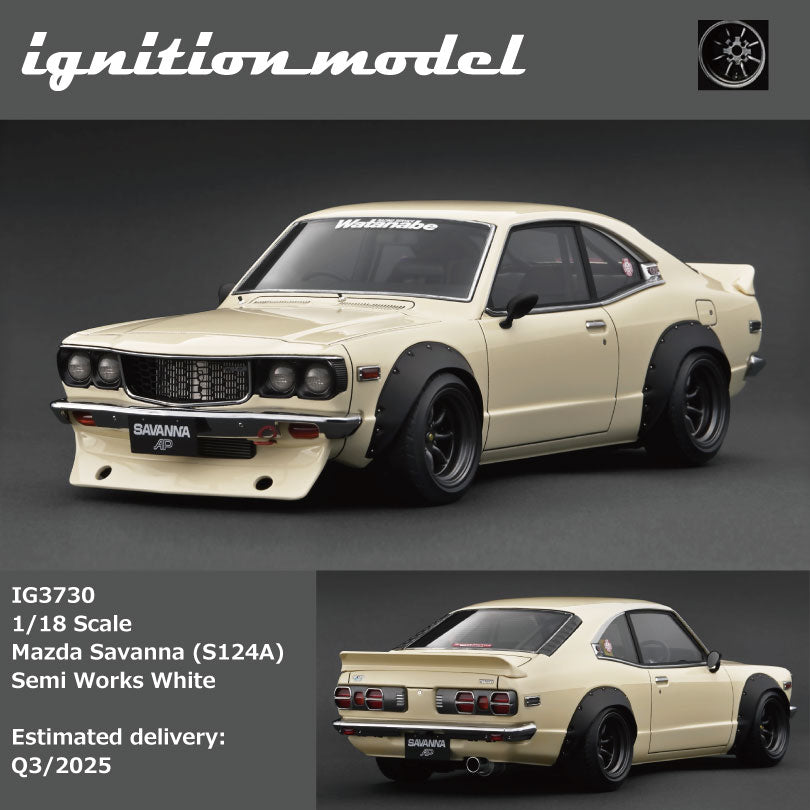 IGNITION MODEL 1:18 Mazda Savanna (S124A) Semi Works (2 Versions