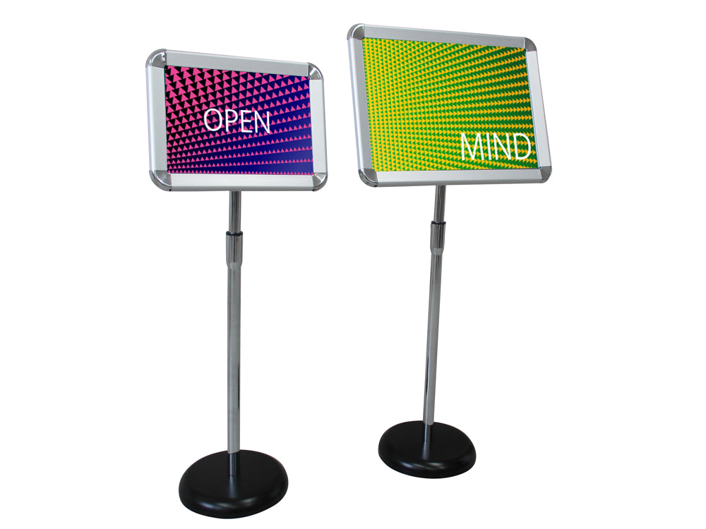 スタンド看板の通販。A4,A3サイズの屋内用スタンド看板｜Hotdogger