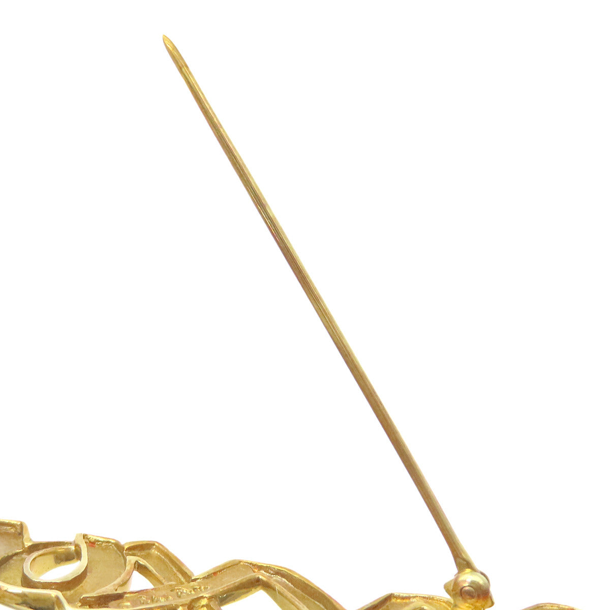 ティファニー Tiffany & Co ラブ＆キス ゴールド K18YG ブローチ 750