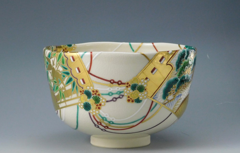 蕎麦猪口 竹と雀 | いとう鳳凰堂古美術店