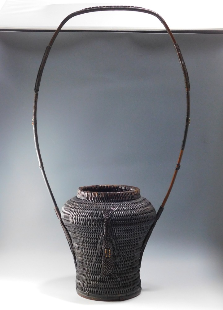 安藤竹良斎 極 唐物 藤組手付南京玉入篭 | いとう鳳凰堂古美術店