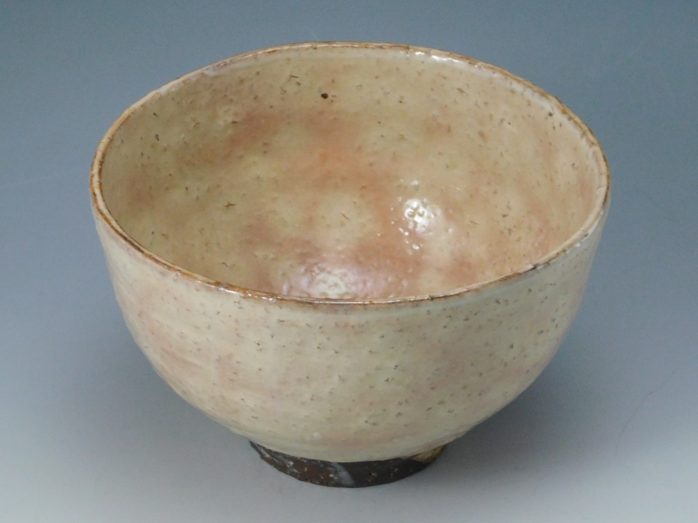 12代田原陶兵衛造『萩ススキ絵茶碗』 (共箱) 萩茶碗 十二代 田原陶兵衛