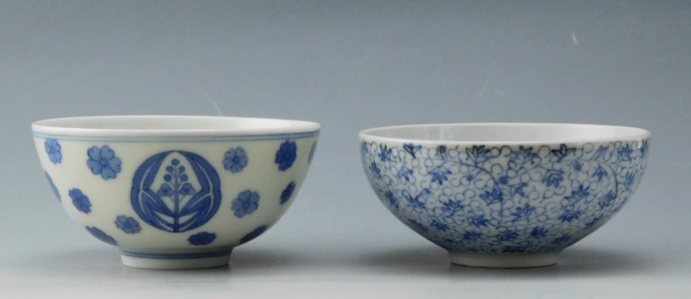 茶道具 染付水次 鳳凰 唐草紋 瀬戸焼 茶道具水注水次染付