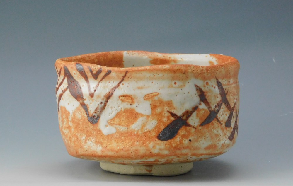 尋牛斎箱 加藤芳右衛門 絵志野茶碗 | いとう鳳凰堂古美術店