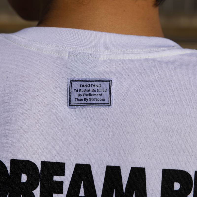 ハンブレッダーズ×タンタン DAY DREAM BEAT Tシャツ［ブラック