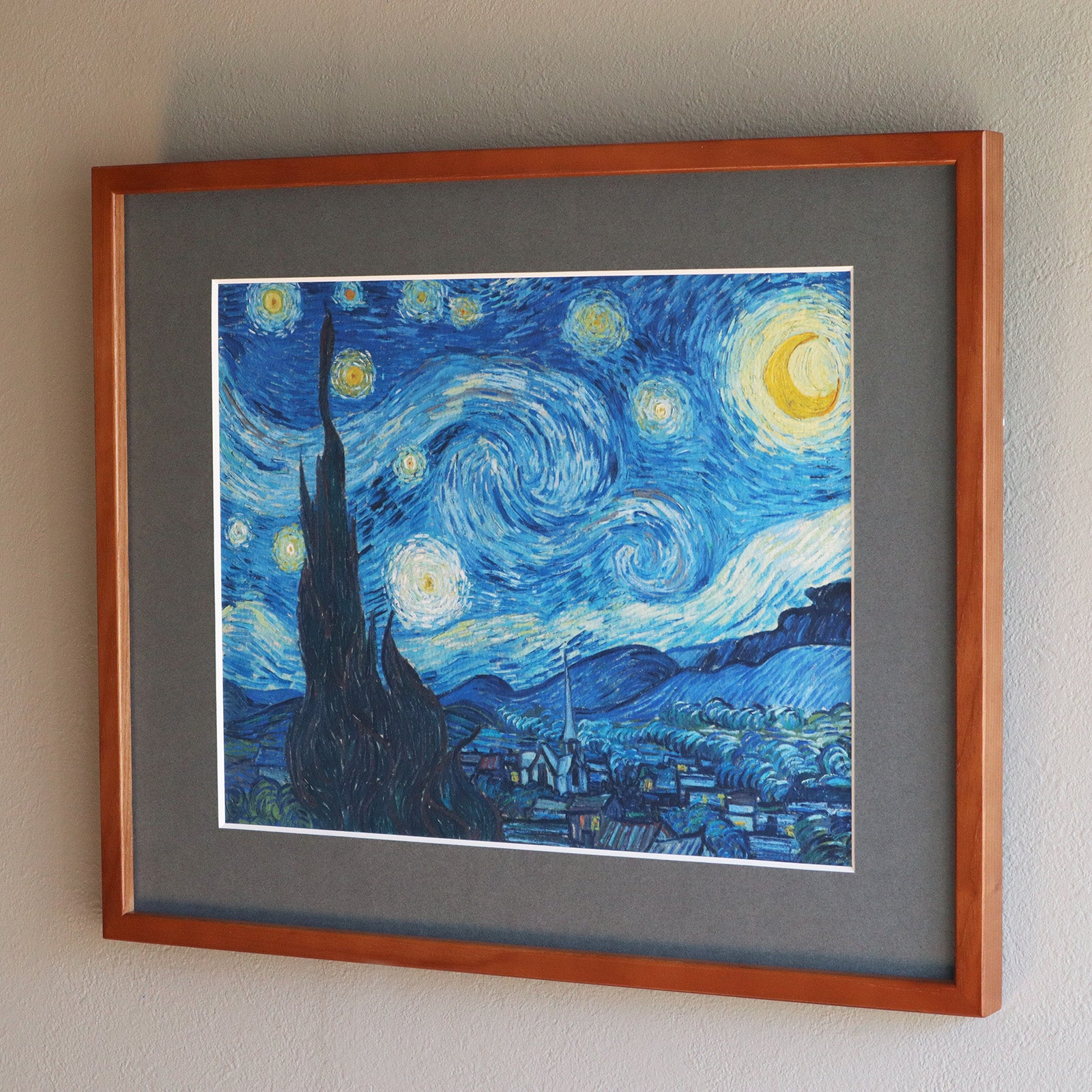 フィンセント・ファン・ゴッホ 「星月夜」アートポスター（フレーム