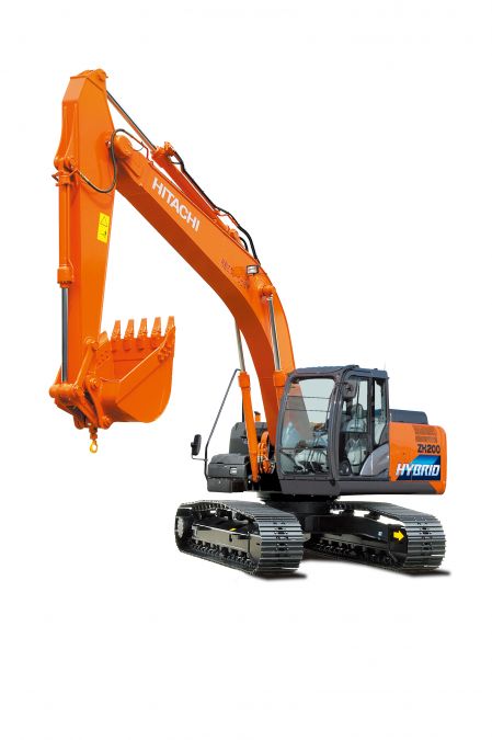 HITACHI ZH200 ハイブリッドユンボ ショベル大割り解体