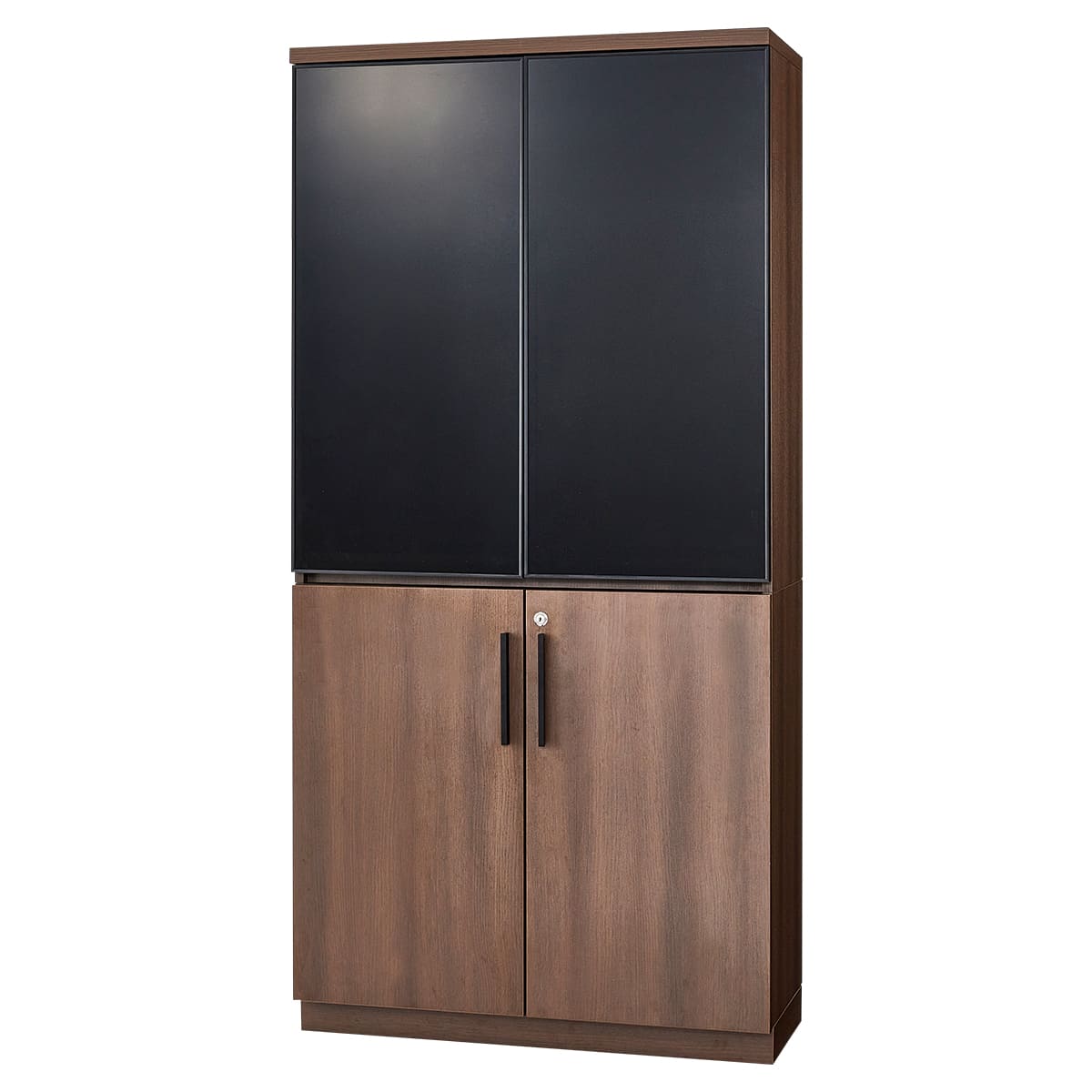 木製キャビネット（上段ガラス扉） FMS-CG1850｜井上金庫