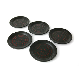 5寸銘々皿象谷塗まどか/一和堂工芸 NET SHOP|香川漆器 和食器 ギフト