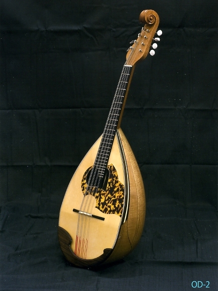 野口實 マンドリン ナポリ型 SA リブ彫り込み有 ヘッド渦巻き 軽量