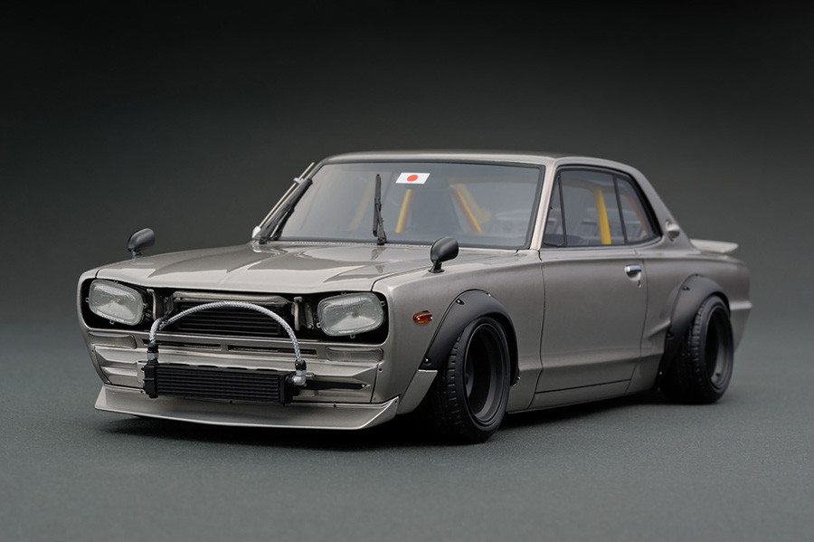 イグニッションモデル LBWK KPGC10 青 ミニカー 限定版 1/18