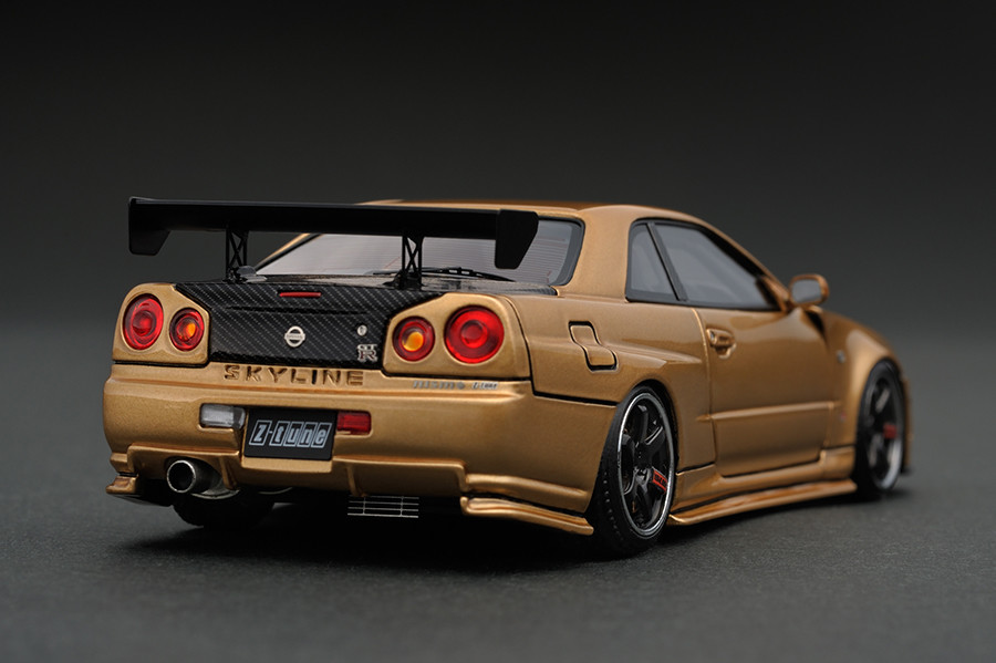 IG0608 1/43 Nismo R34 GT-R Z-tune Gold | LINE UP | ignition model