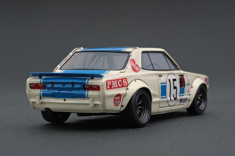 IG0165 1/43 Nissan Skyline 2000 GT-R (KPGC10) (#15) 1972 Fuji