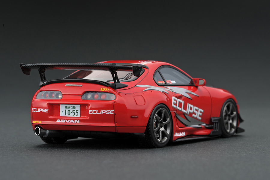 IG1977 1/43 Toyota Supra (JZA80) RZ ORIDO-STREET Ver.2 Red | LINE