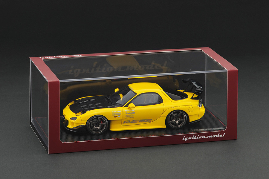 IG1048 1/18 MAZDA RX-7 (FD3S) RE Amemiya Yellow | LINE UP | [公式