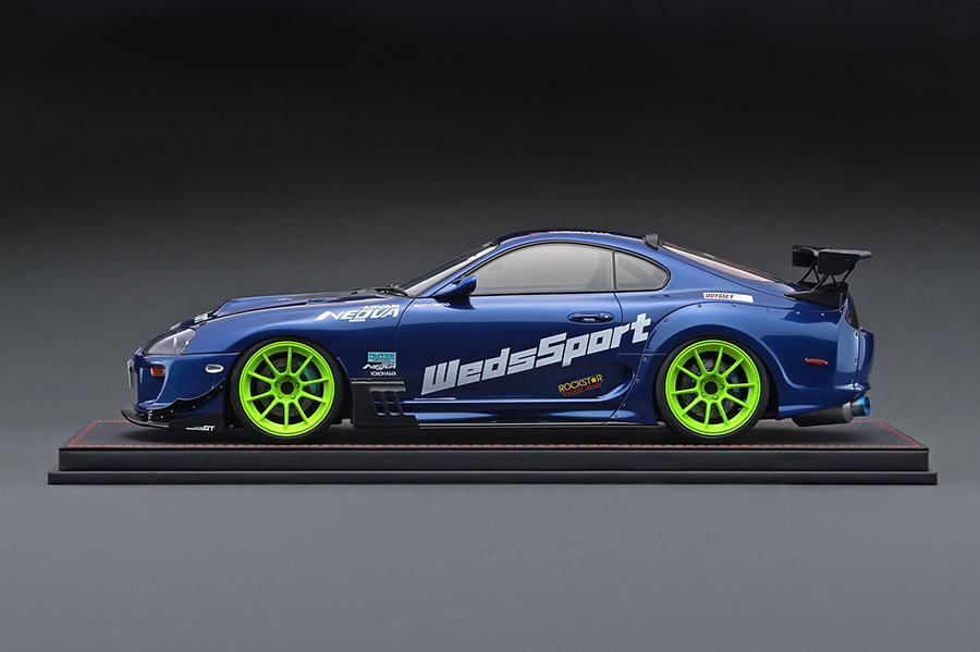 IG2105 1/12 Toyota Supra (JZA80) RZ ORIDO-STREET Ver. Blue | LINE