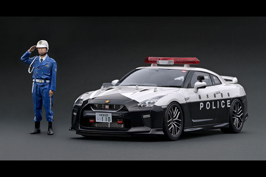 京商 ミニッツ オートスケール警視庁パトカー R34 GT-RとシルビアS13