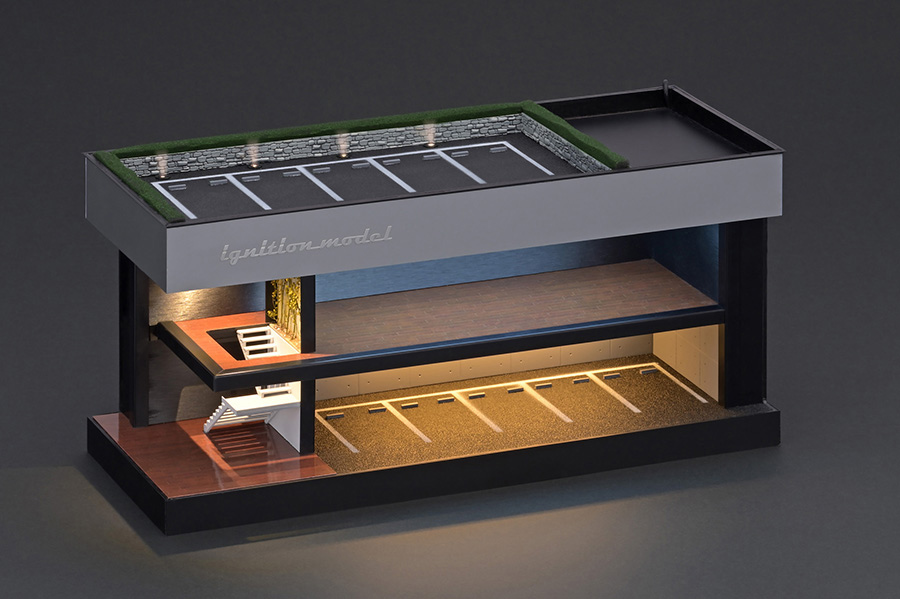 IG2318 1/64 IG-Model Showroom Diorama with 2cars | LINE UP | [公式
