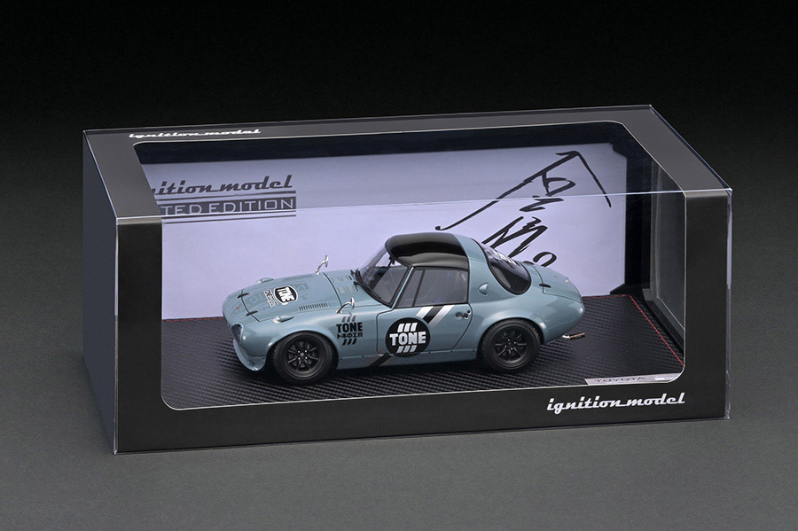 IG3292 1/18 Toyota Sports 800 NOB Hachi 2023 TAS Ver Light Gray