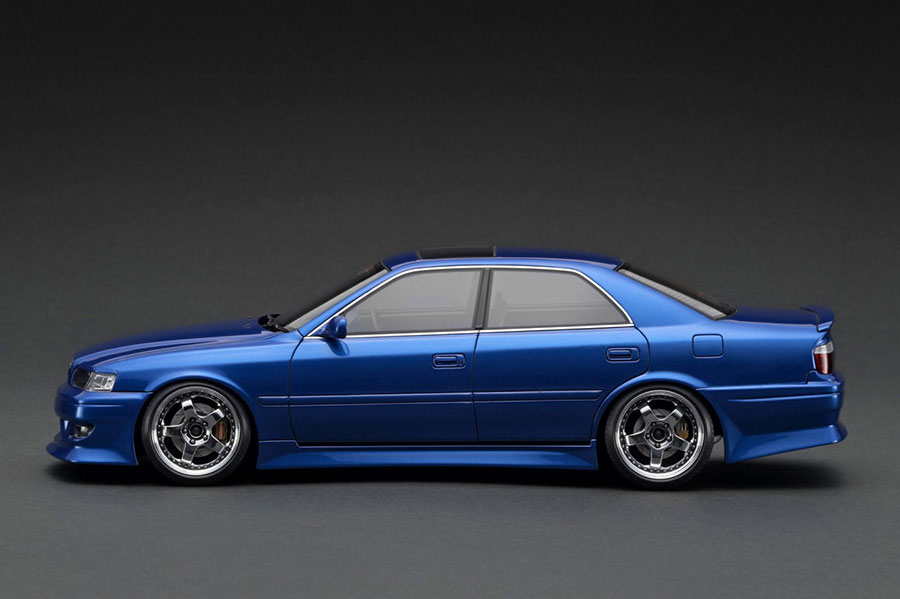 IG3319 1/18 VERTEX JZX100 Chaser Blue Metallic With Engine | LINE
