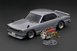 IG3234 Nissan Skyline 2000 GT-R (KPGC10) Silver With S20 Engine