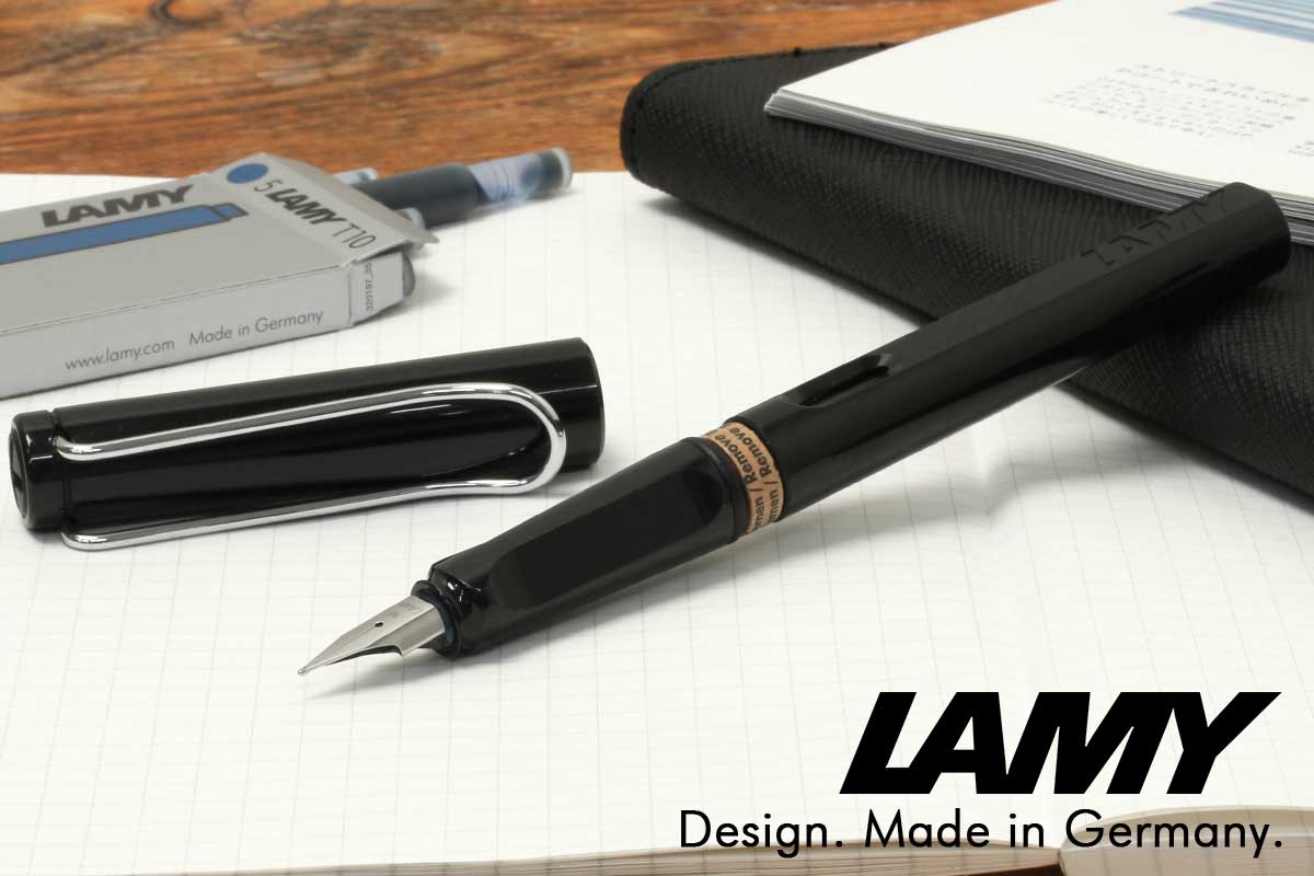 ラミー（LAMY） 万年筆サファリ シャイニーブラック 万年筆
