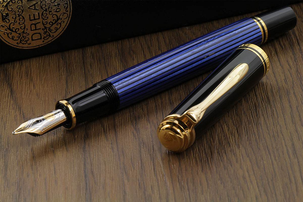 ペリカン（Pelikan） 万年筆スーベレーン M400 ブルー縞 万年筆