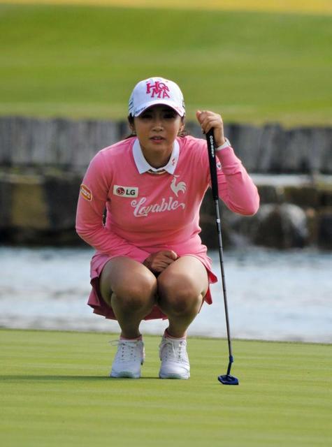 イ・ボミ、7アンダー14位「ショットはよくなりました」と“ボミ