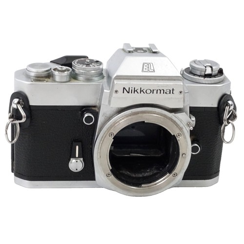 Nikon Black Nikkormat EL with Nikkor-S.C. Auto 50mm f1.4 Lens