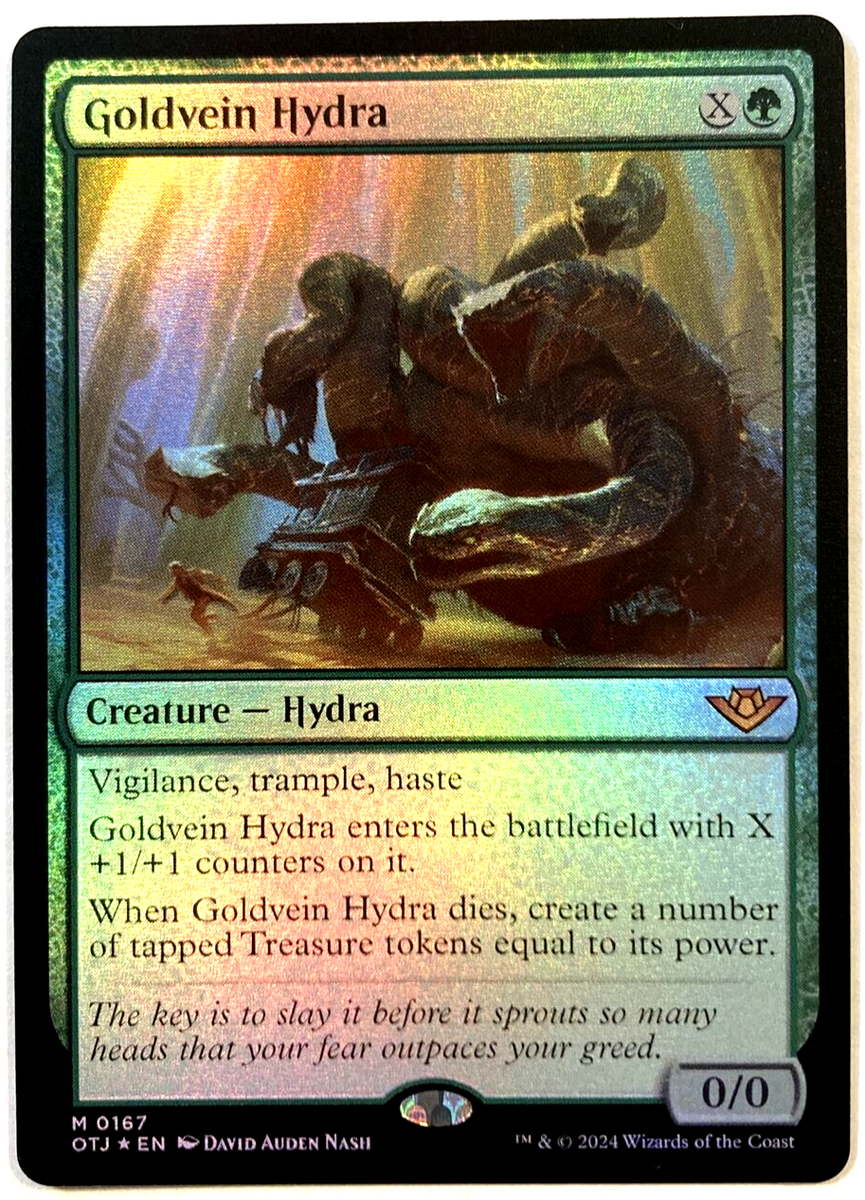 MTG Goldvein Hydra *FOIL* Outlaws at Thunder Junction 167 NM | eBay