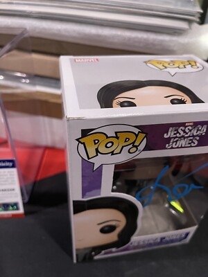 Krysten Ritter Jessica Jones Autographed Signed Funko Pop 162 PSA