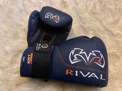 Rival Boxing RB1 2.0 Ultra Hook and Loop Bag Gloves - Blue (12