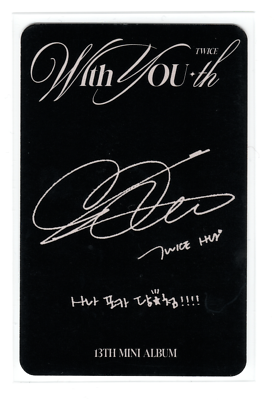 TWICEサナ 直筆サイン入りインスタント写真 TWICEサナ 直筆サイン入り