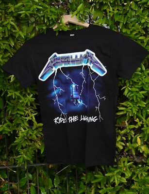 Metallica ride the lightning t shirt | eBay