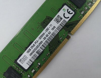 SK hynix 16GB DDR4 3200 Desktop DIMM RAM 2Rx8 PC4-25600 for DELL